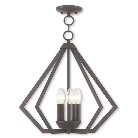 Livex Lighting Prism 5 Light Bronze Chandelier 40925-07