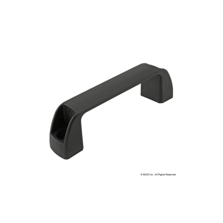 80/20 Medium Plastic Door Handle-Black 40-2061