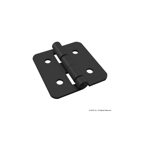 80/20 Black 40 S Aluminum Hinge 40-2085-BLACK