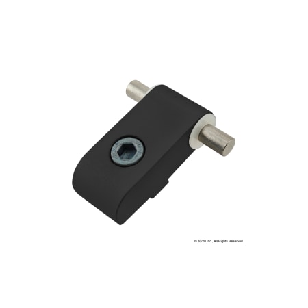 80/20 Black 40 S Lift-Off Hinge W/ Two Pins 40-2098-BLACK