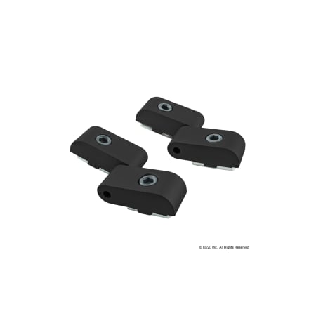 80/20 Black 40S Right Hand Lift-Off Hinge Assy 40-2104-BLACK