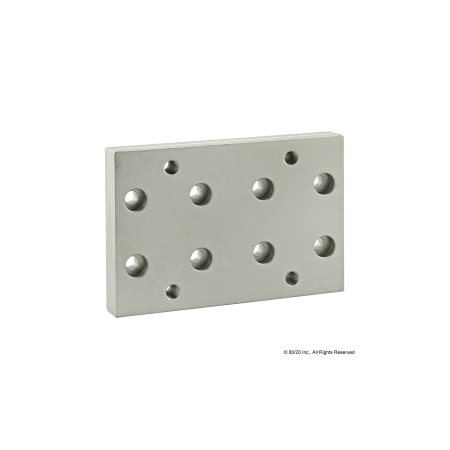 80/20 Heavy Duty Flange Mount Caster Plate 40-2147