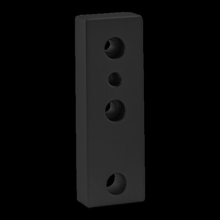 80/20 Level Anchor Base Plate, 4 Hole M10 Tap 40-2170-BLACK