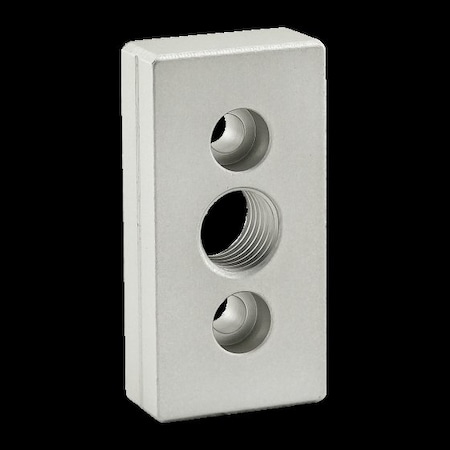 80/20 Base Plate 40mm X 80mm W/M20 Tap In Ctr 40-2365