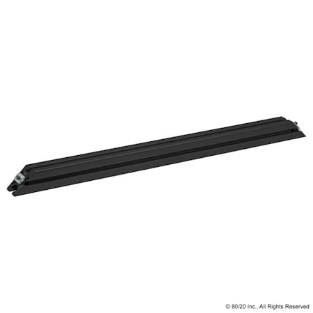 80/20 Support, 45 Deg, 40-4040X640mm, Blk Ano 40-2555-BLACK
