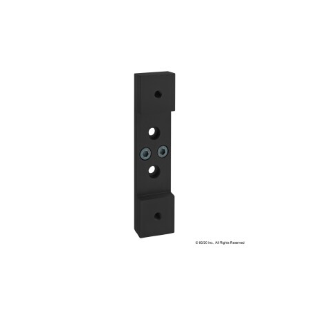 80/20 Black 40 S Roller Wheel Bracket 40-2757-BLACK