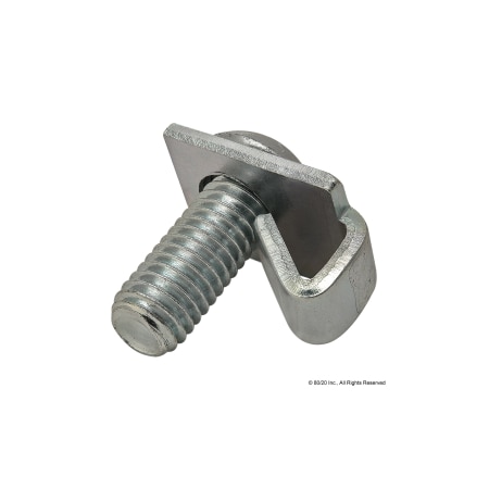 80/20 Single Tab End Fastener W/M8 Screw 40 S 40-3389