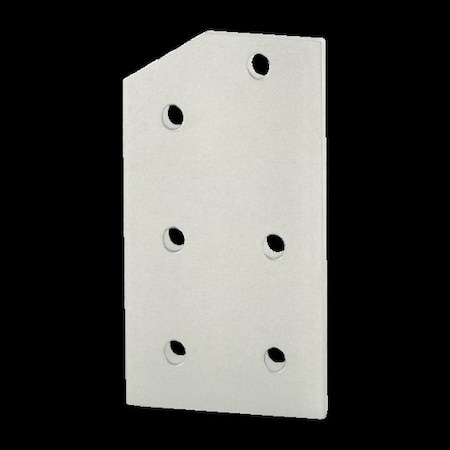 80/20 JoiningPlate, Aluminum, Silver, 133.4mm, 6mm 40-4330