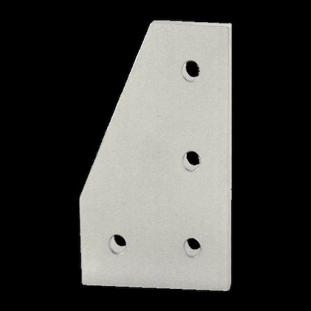80/20 JoiningPlate, Aluminum, Silver, 120mm, 6mm 40-4350