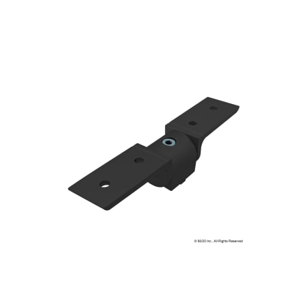 80/20 Black 40 S 0 Degree "L" Arm Pivot 40-4353-BLACK