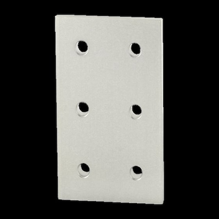80/20 JoiningPlate, Aluminum, Silver, 120mm, 6mm 40-4366