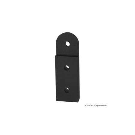 80/20 Black 40 S 3 Hole Pivot Plate 40-4390-BLACK
