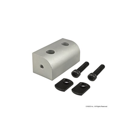 80/20 Univ Right Angle Living Nub 80mm 40 S 40-4427