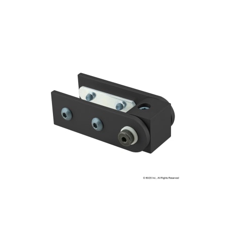 80/20 Black 40 S Rt Angle 90 Deg Living Hinge 40-4429-BLACK