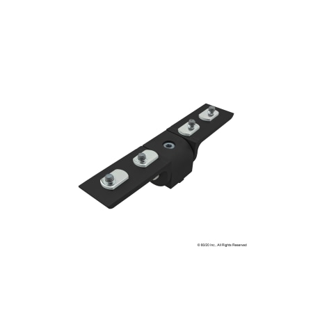 80/20 Black 40S Right Angle 0 Deg Living Hinge 40-4431-BLACK