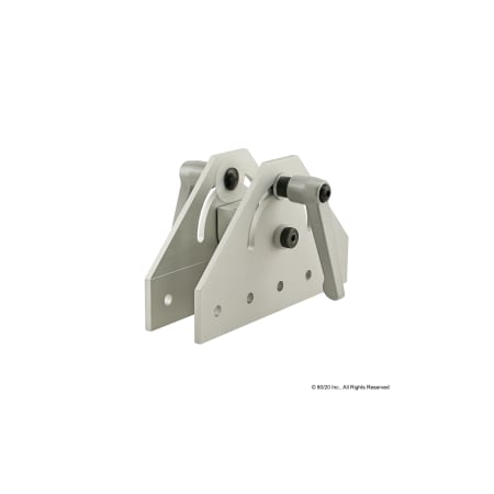 80/20 Dbl Pivot Assy 180 Deg W/L-Handles 40 S 40-4453