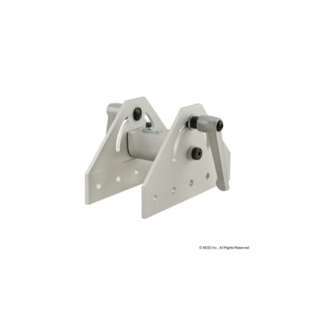 80/20 Lng Dbl Pivt Assy 180Deg W/L Handles 40S 40-4455