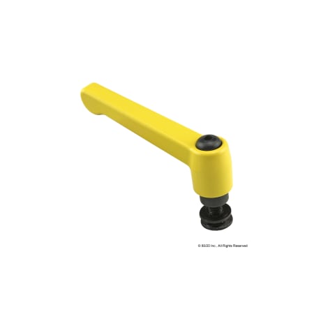 80/20 L-Handle Linear Bear Brk Kit 40S Yellow 40-6807