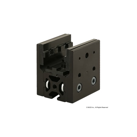 80/20 Short Unibearing Ass, 40-4040 X 75mm 40S 40-6870-BLACK