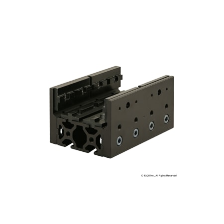 80/20 Long Unibearing Ass, 40-4080 X 160mm 40S 40-6874-BLACK