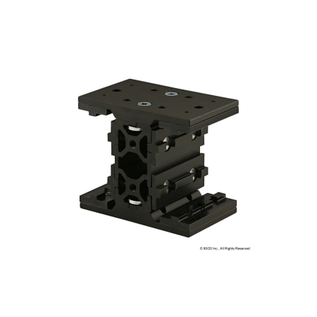 80/20 Blk Shrt Dbl Unibear Asy 40-4080X75mm40S 40-6877-BLACK