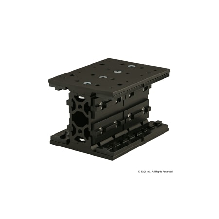 80/20 Lng Dbl Unibearing Ass, 40-4080 X 160mm 40-6883-BLACK