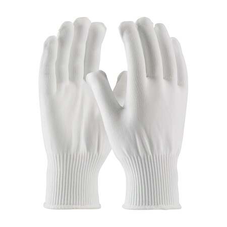 Pip Inspection Gloves, White, Nylon, S, PK12 40-750/S