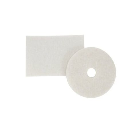 3M White Super Polish Pad 4100, 10 in, PK5 4100
