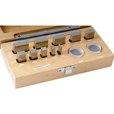 Hhip 12 Piece Micrometer Checking Gage Block Set (Grade-0) 4101-0032