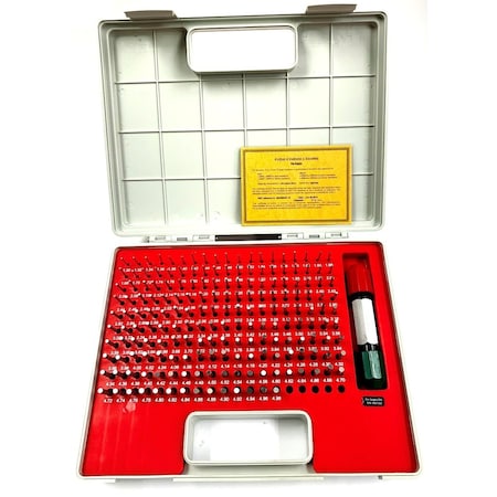 Hhip 1.30-4.98mm -.005 185 Piece Pin Gage Set 4101-1012