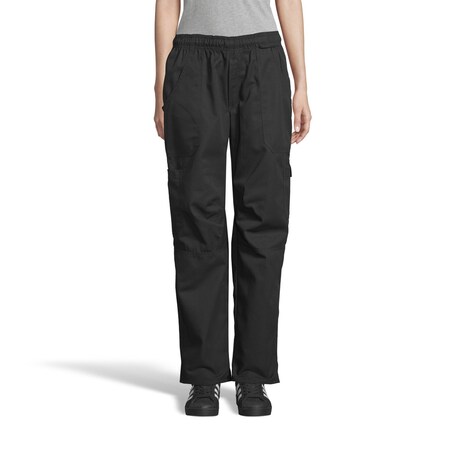 Uncommon Threads Grunge Black Cargo Chef Pant, 5XL 4102-0109