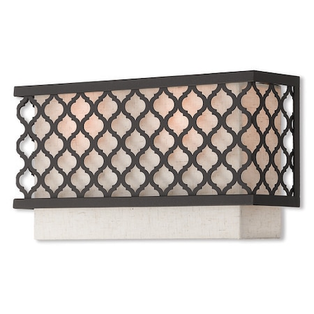 Livex Lighting Arabesque 2 Light English Bronze ADA Wall Sconce 41110-92