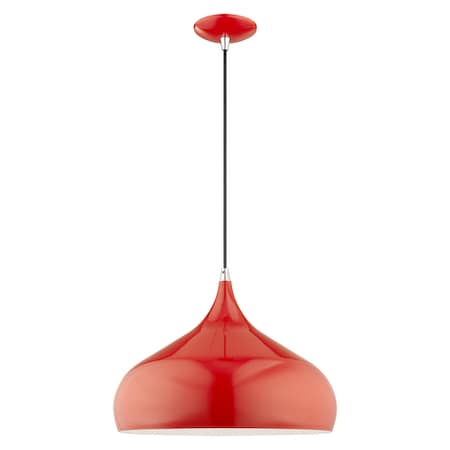 Livex Lighting Metal Shade Mini Pendants 1 Light Shiny 41174-72