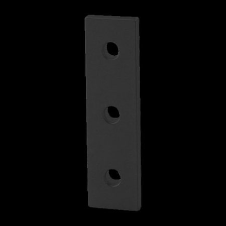 80/20 Black 10 S 3 Hole Joining Strip 4118-BLACK