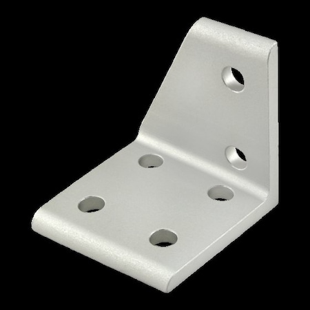 80/20 InsideCornerBracket, Alum, Silver, 2in, 2in 4121