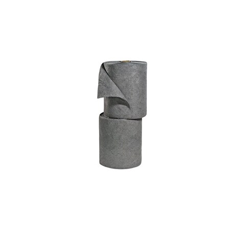 Wyk Sorbent Roll, Universal, 15 in x 150 ft, Gray, 2 PK 4122