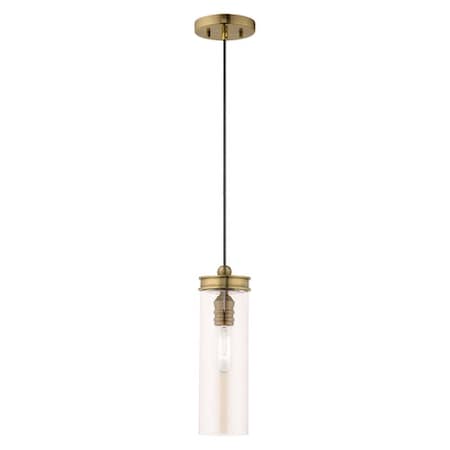 Livex Lighting Art Glass Mini Pendants 1 Light Antique 41227-01