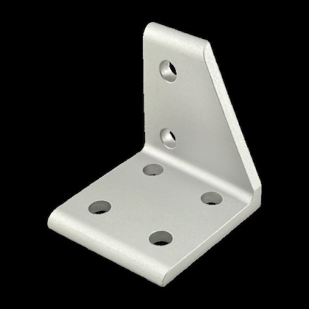 80/20 InsideCornerBracket, Alum, Silver, 2in, 2in 4122