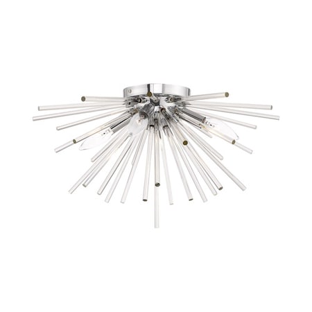 Livex Lighting Utopia 4 Light Polished Chrome Ceiling M 41250-05