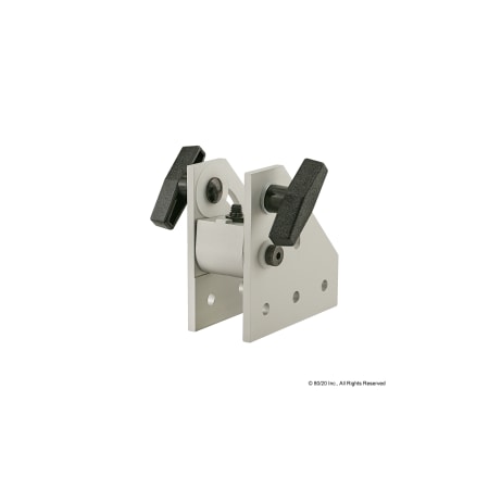80/20 Dbl Pivot Bracket W/T-Handle 1" 10 S 4130