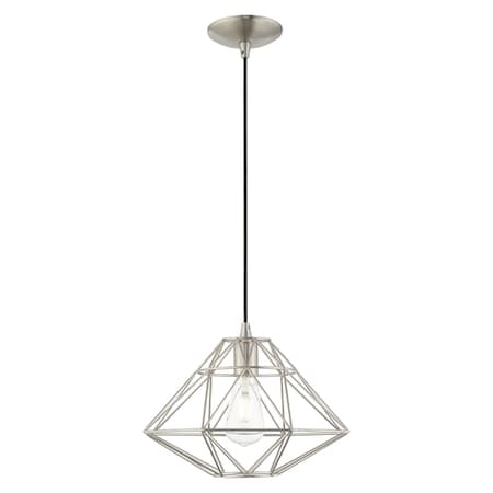 Livex Lighting Geometric Shade Mini Pendants 1 Light Br 41323-91
