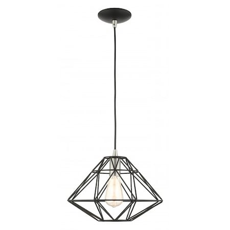 Livex Lighting Black Pendant, 1 Light 41323-04