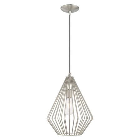 Livex Lighting Geometric Shade Mini Pendants 1 Light Br 41325-91