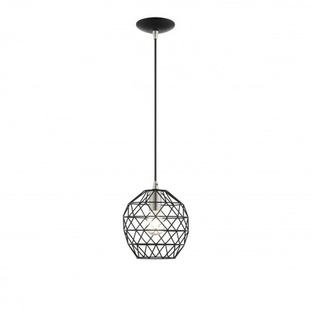 Livex Lighting Black Pendant, 1 Light 41326-04