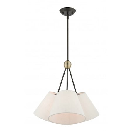 Livex Lighting Bronze with Antique Brass Accents Chande 41383-07
