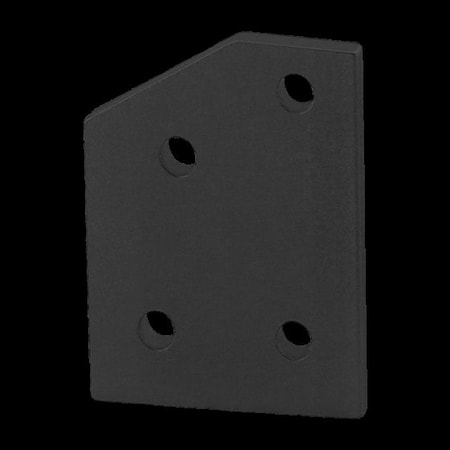80/20 Angle Joining Plate, 30 Deg 4 Hole 10S 4143-BLACK