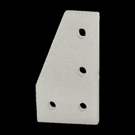 80/20 JoiningPlate, Aluminum, Silver, 3in, 13/64in 4150