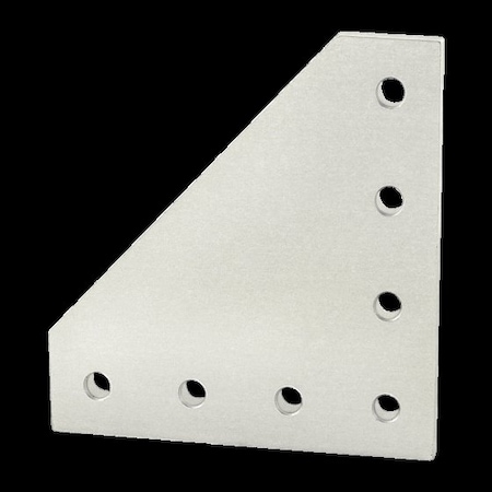 80/20 JoiningPlate, Aluminum, Silver, 4in, 13/64in 4152