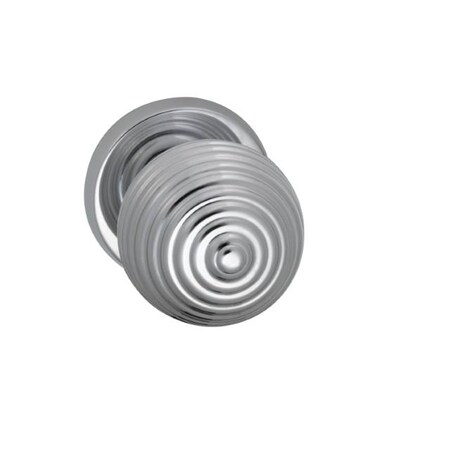 Omnia Knob Privacy 2-3/8" Backset, T Strike, 1-3/8" Door Bright Chrome 415 415/60.PR2