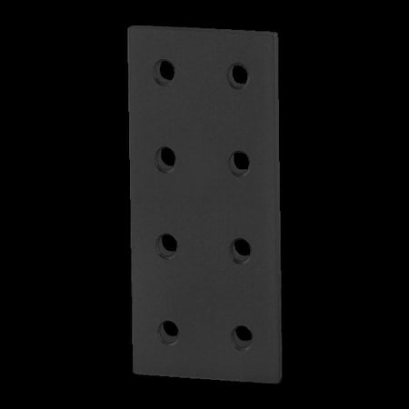 80/20 Black 10 S 8 Hole Joining Plate 4165-BLACK